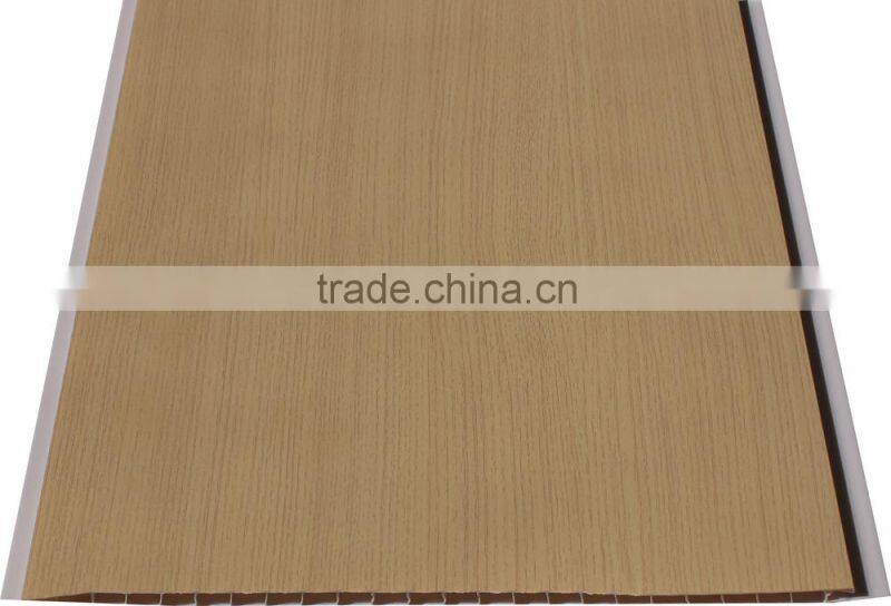Popular wooden design trasfer printing upvc ceiling panel T040
