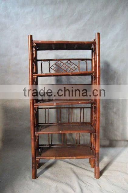 Recycle Wood Furniture bamboo bookshelf