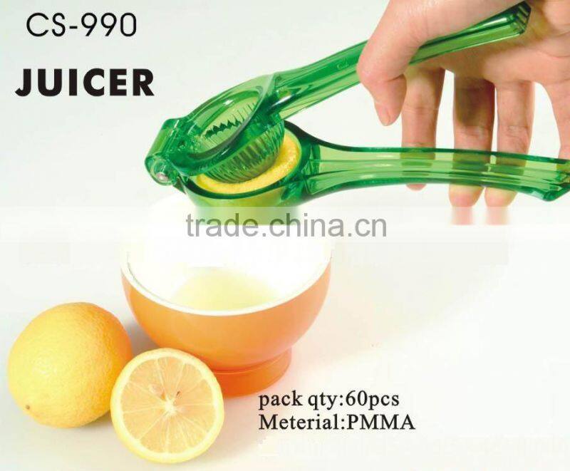 PMMA 21*6.5*5 Hand gadgets lemon squeezer/lemon juicer/hand lemon press