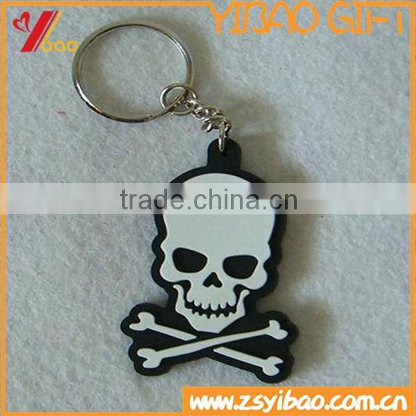 Promotional gift custom soft pvc keychain, advertising design pvc keychain