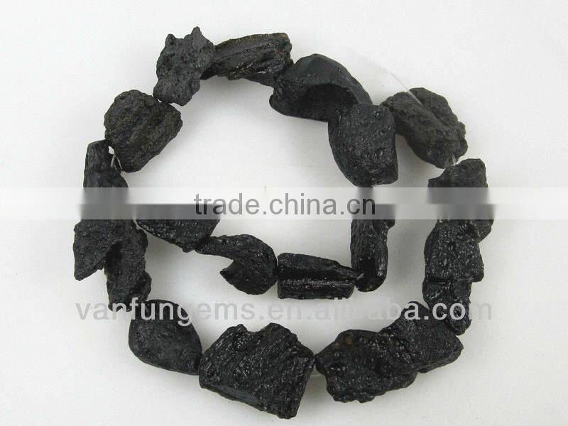 Gemstone beads Tekite nugget for jewelry