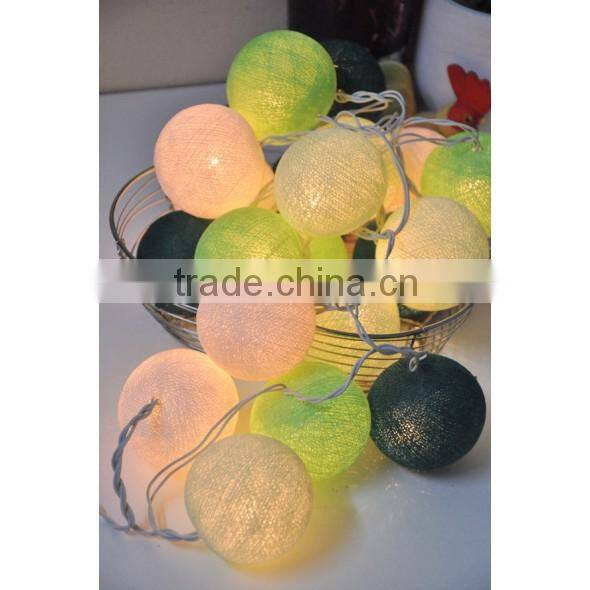 Fairy Light cotton ball string lights for Wedding Party and Decoration
