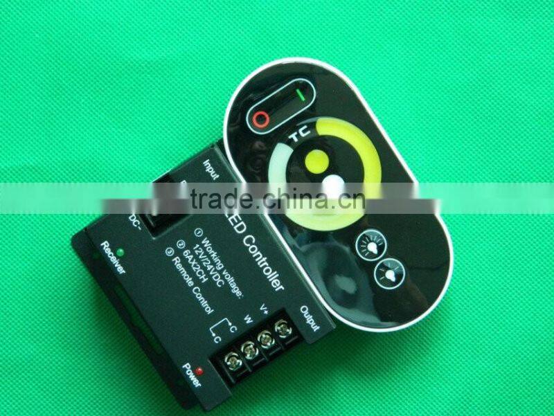 Touching LED Controller in Black for LED RGB lights rgb led touch panel controller