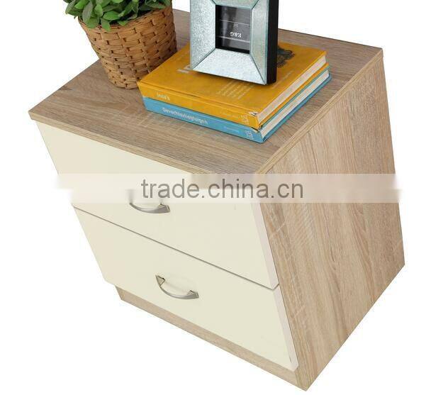 Kanya 2 Drawer Bedside Cabinet made in China