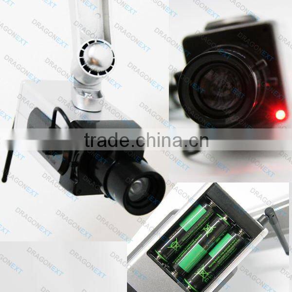 Dummy Fake LED Flashlight Security Camera Surveillance CCTV With Motion Detection System