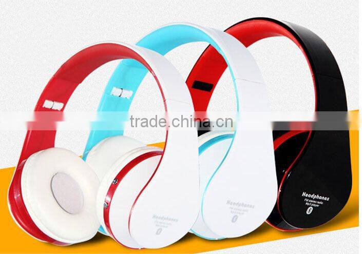 Super bass bluetooth stereo headset 2014 with TF card slot