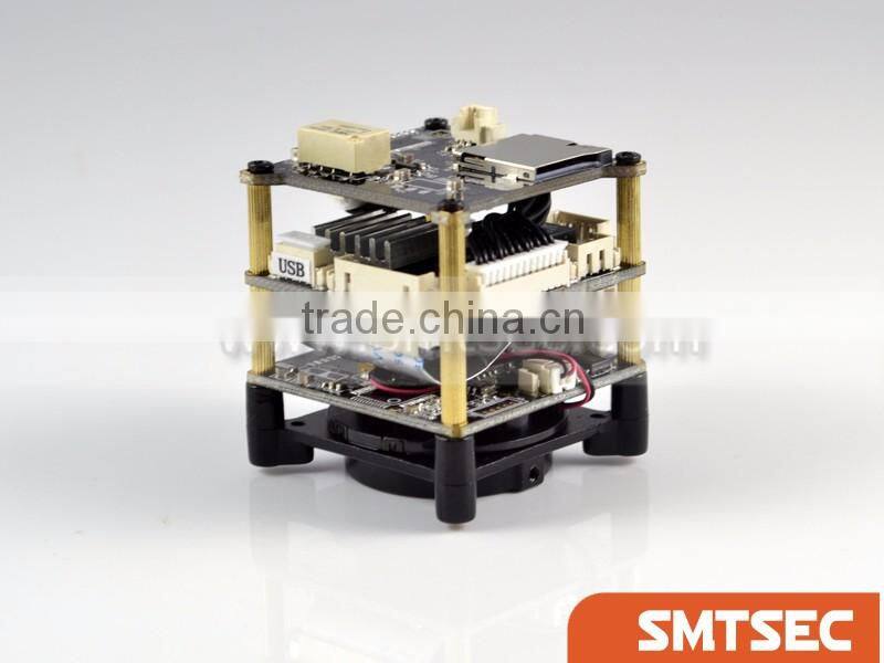 SMTSEC SONY IMX178 Hi3516A H.265 5.0mp real time IP Camera module PCB Board Audio USB POE Wifi Motorized zoom, DIY (SIP-E178A)