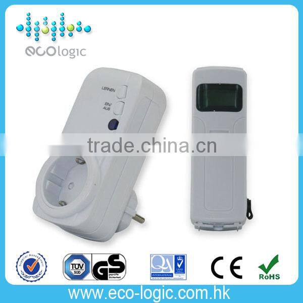 New design auto thermostat socket with green LCD backlight use in heating device