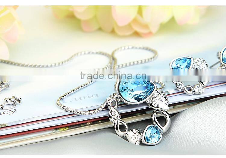 Victoria's love grace Austrian crystal big fashion african jewelry sets dubai