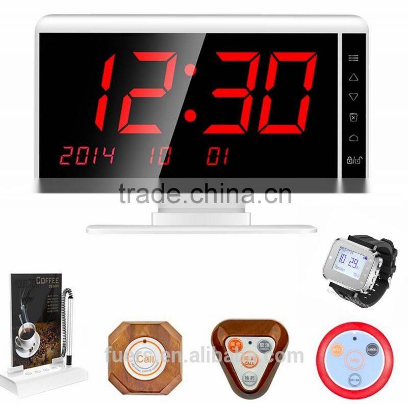 Newly creative shape 100M Restaurant hotel wireless calling Menu board calling button board