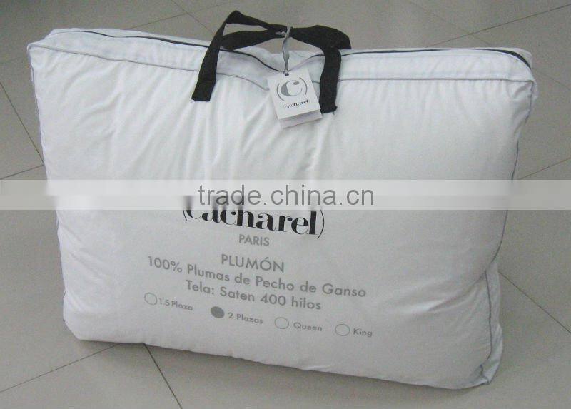 Double Layer Fabric 90%White Duck Down Duvet/Comforter