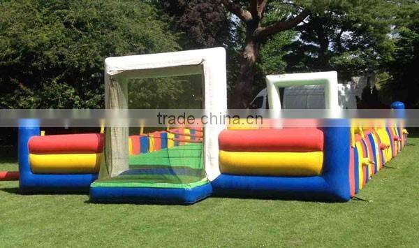 giant rainbow inflatable human foosball game,amazing inflatable human table football
