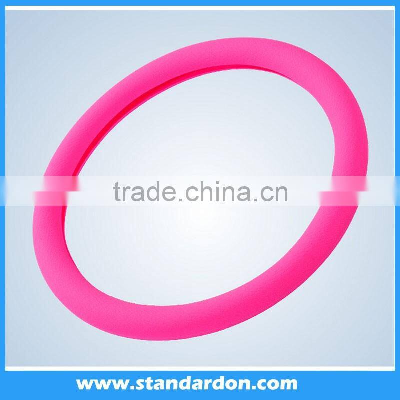Many color Silicon Car Steering Wheel Cover Universal silicon steering wheel hubs