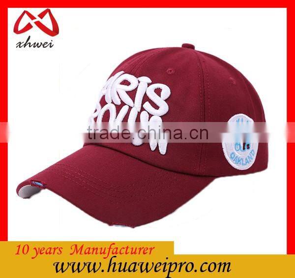 100% Cotton Twill Sport Hats Professional Custom Golf Cap Man Woman