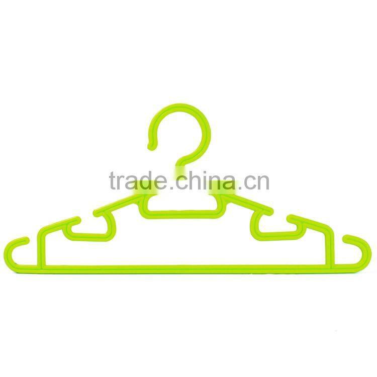 green dress hanger,plastic clothes hanger