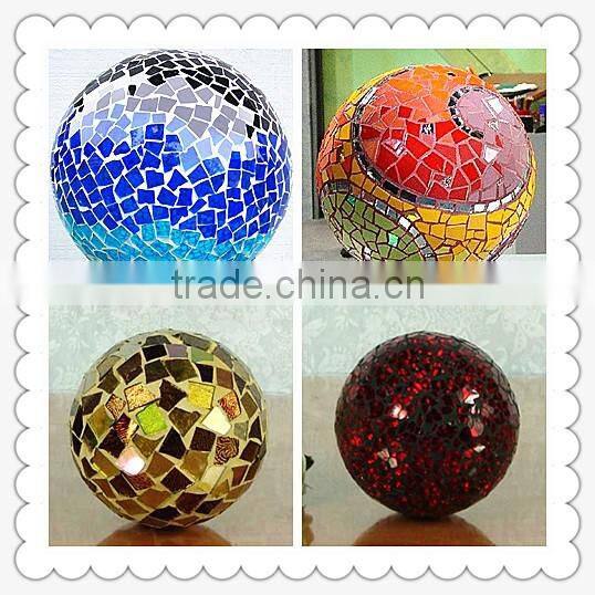 10' Mosaic glass outdoor decoration garden ball