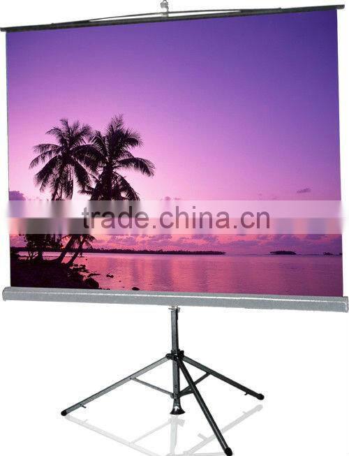 High Quality Portable Tripod Projection Screen/Matte white fabric