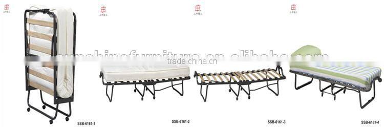China Factory Home Bedroom Cheap Modern Steel Single Folding Beds