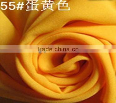 Factory direct sales 75D polyester crepe chiffon fabric for ladys blouses and dresses,scrafts,Garment,wedding dress etc