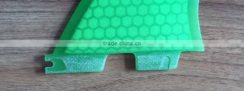2016 High quality FCS II fins with fiberglass honey comb material for surfing (Tri-set)G5 FCS2