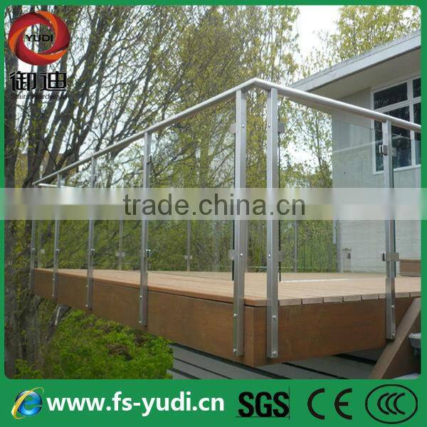 cheap outdoor terrace glass stainless steel railings price