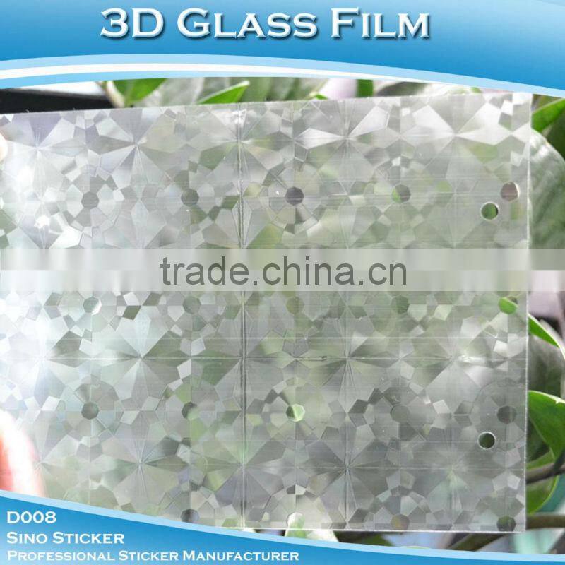Newest 3D Self Adhesive Forested PVC Window Film