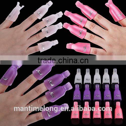10Pcs Plastic Acrylic gel polish remover polish remover nail tool