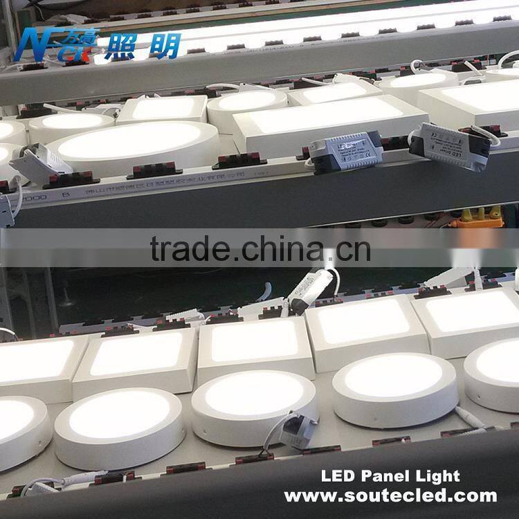 Isolated external driver surface led panel light wholesale led panel light factory surface mounted flat panel light