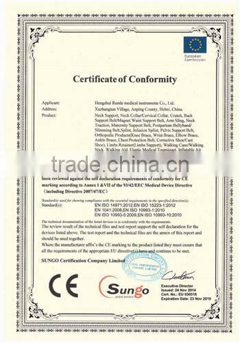 Homecare Back Support Safety Belt/lower back support device