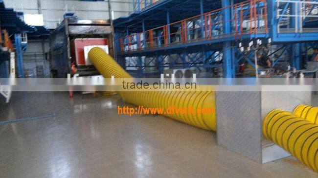 pvc coated fabric with rubber cotton insulated duct