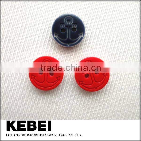 High quality personality beautiful pattern resin sewing 2-holes buttons