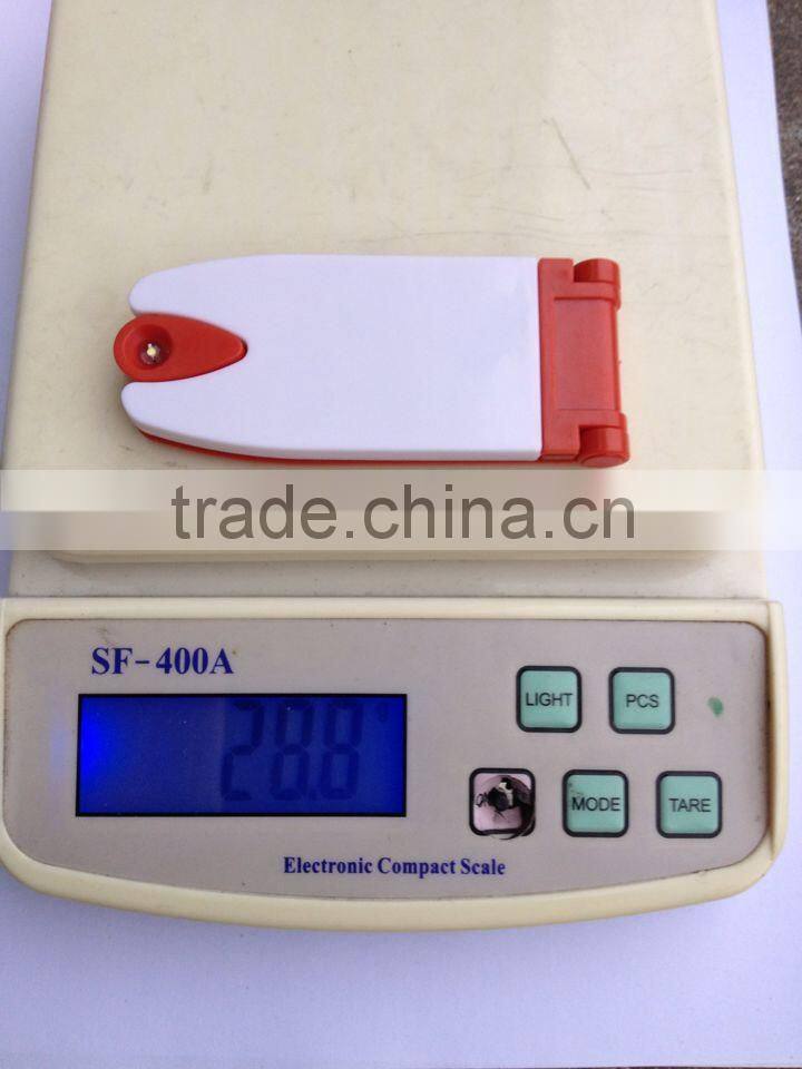 GS-4034 2015 best sell 1led plastic mini clip reading led book light