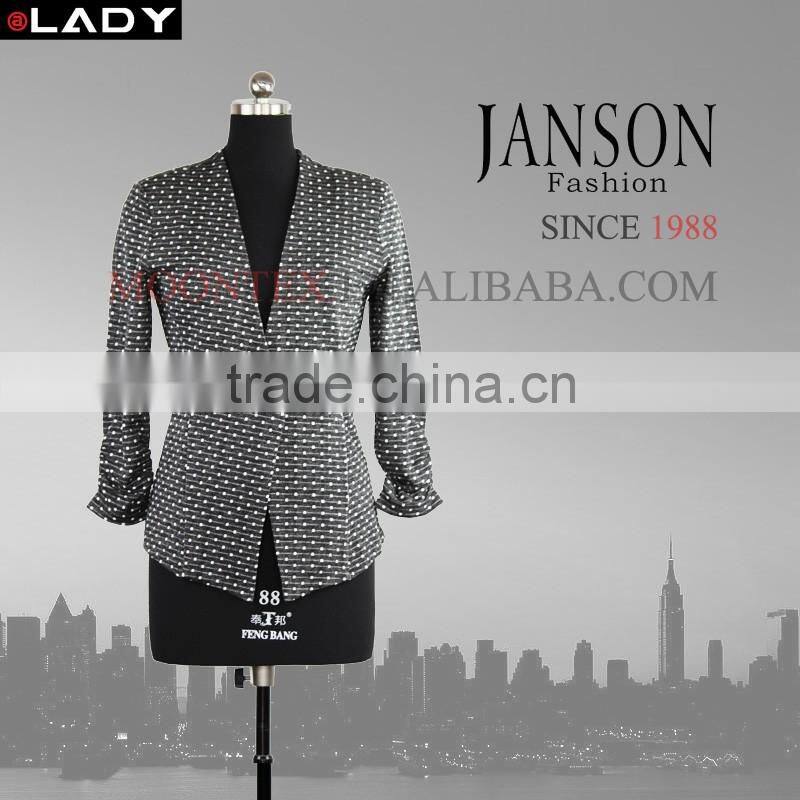 brand name italian women jacquard suits from china