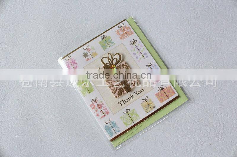 Hot sale new funny diy christmas day greeting card