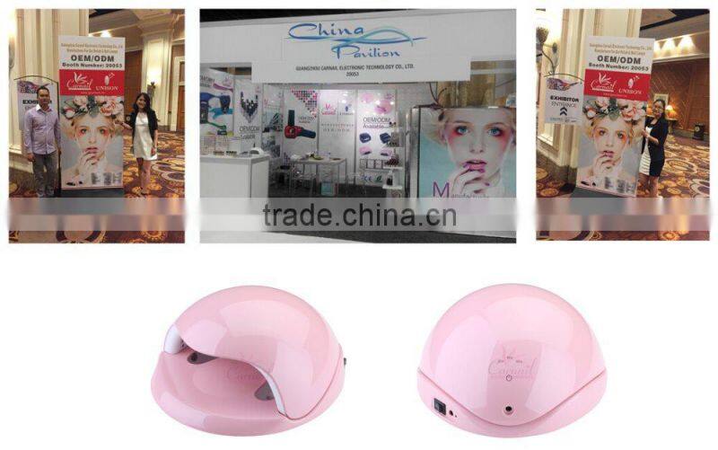 2015 Christmas promotion!!! 32W Portable LED Cordless Nail Lamp with Battery