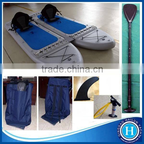 10' paddleboard all round drop stitch inflatable sup paddle board