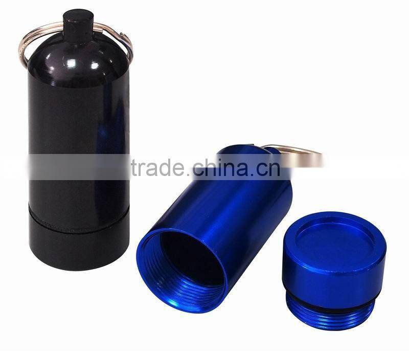 2013 Bullet Metal Pocket Pill Box with Keychain