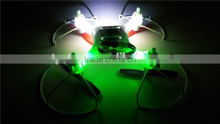 Best gift 2.4GHz 4ch 6 Axis Gyro a key roll hand throwing rc quadcopter drone toys with camera for choice