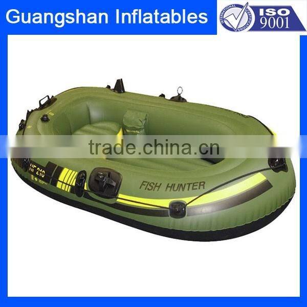 inflatable 2 person power fishing rowing boat