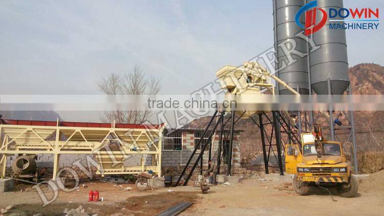 HZS 25 series mobile ready mixed mini concrete mixing plant