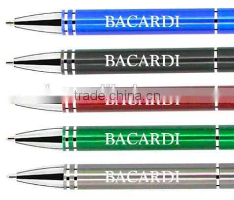 anodized aluminum pen with stylus