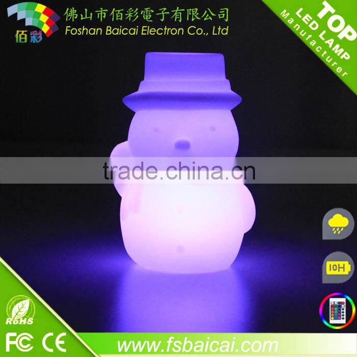 Rechargeable battery color changing cordless led table lamp BCD-548L