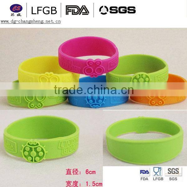 China manufacture custom made silicone bracelets&silicone wristband/band with high quality