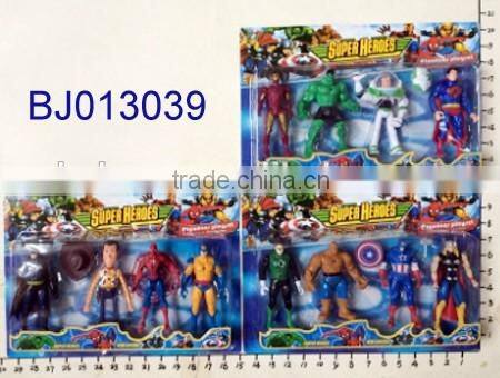 Cartoon figure superman justice figure doll the avenger toys