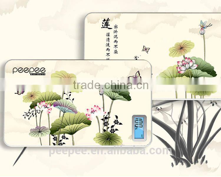 Peepee Best selling products ultra slim dual usb 20000mah portable power bank