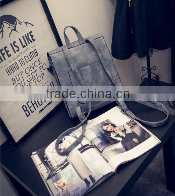 2016 new design backpack fashion quare shoulder bag colorful retro backpack