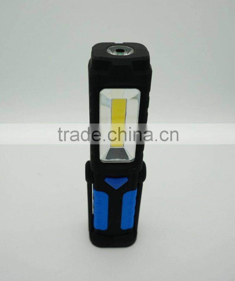 Powerful Magnetic 1W + 3W portable COB Tool Light With Hook And Magnet