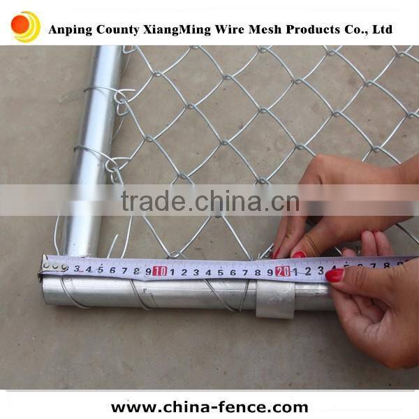 No-dig galvanized metal temporary chain link fence for America supplier