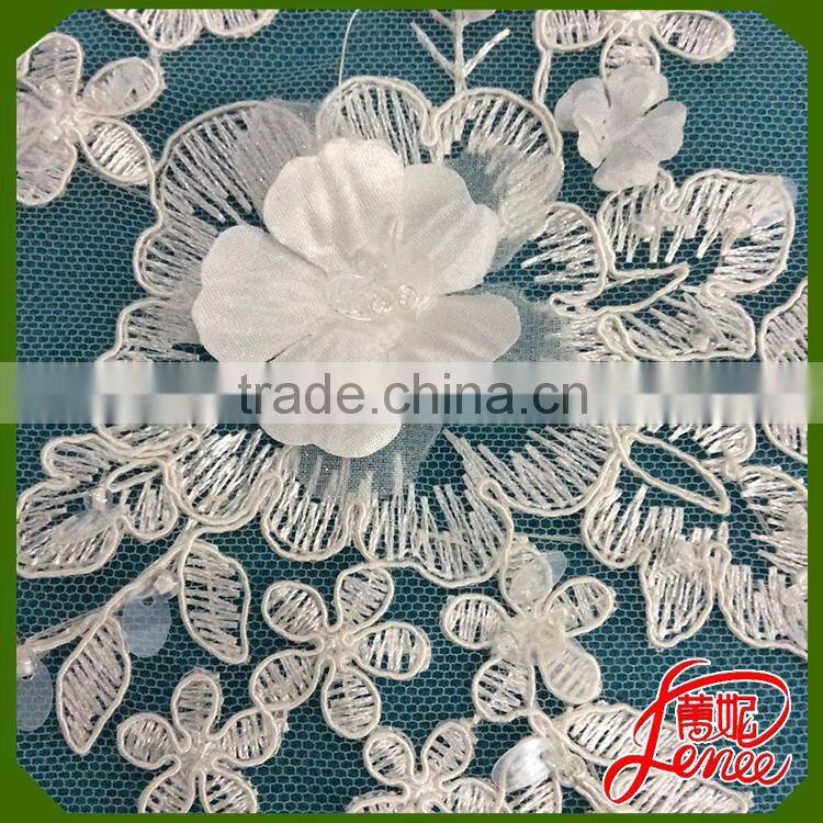 Popular Design High Quality Design Applique Embroidery Fabric From Well known Supplier