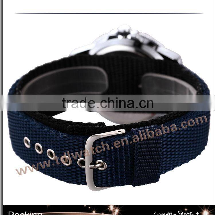 manufacture Supplier & Exporter nylon custom decotation tachymeter watch